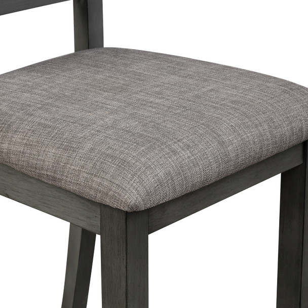 6-Piece Kitchen Dining Table Set Wooden Rectangular Dining Table, 4 Dining Chairs and Bench Family Furniture for 6 People 6-Piece Kitchen Dining Table Set Wooden Rectangular Dining Table, 4 Dining Chairs and Bench Family Furniture for 6 People