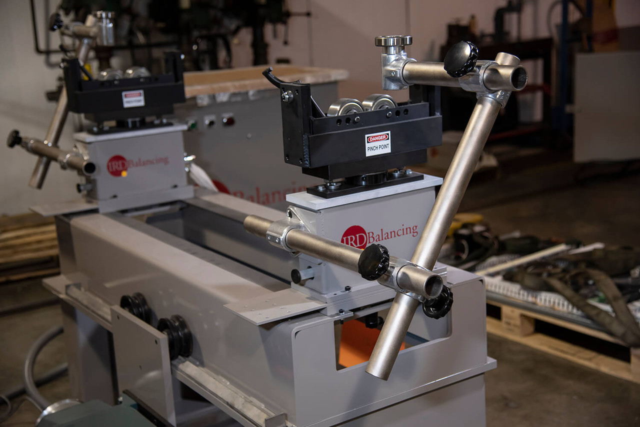 End Thrust Assembly for B20 to B50F Balancing Machines, On Machine - E07417