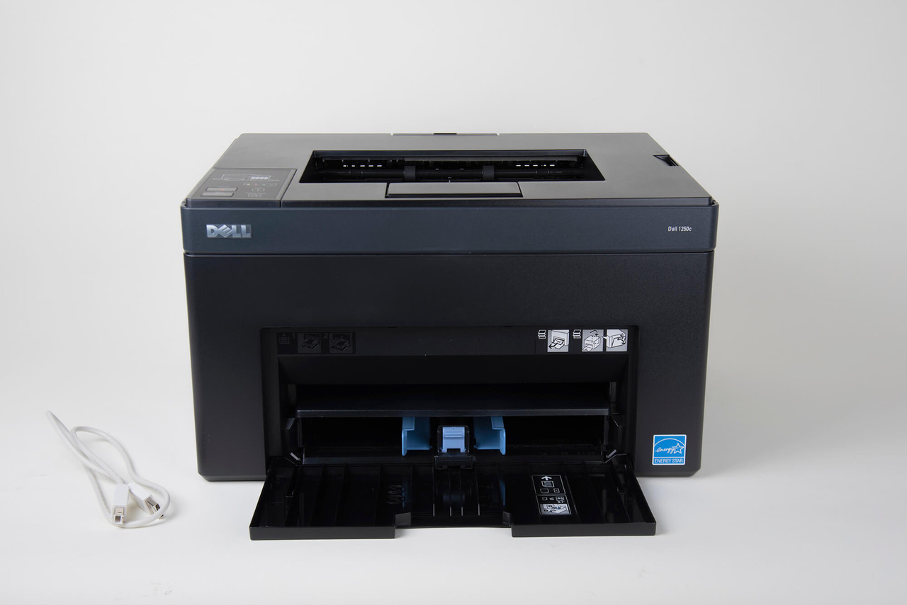 Photo of IRD's Printer Kit for 295 Series Instrument, E49510-1, with front paper panel open and USB cord