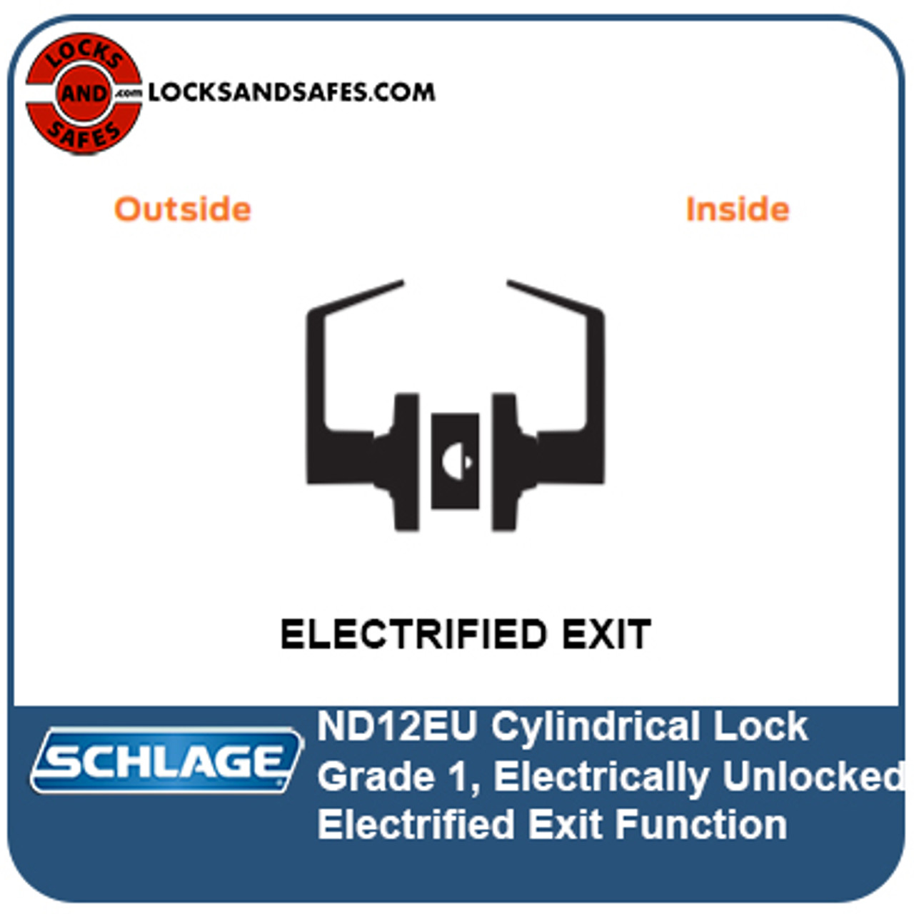 Schlage C Key Cylinder for Trilennium® Multi-Point Lock - BetterDoor