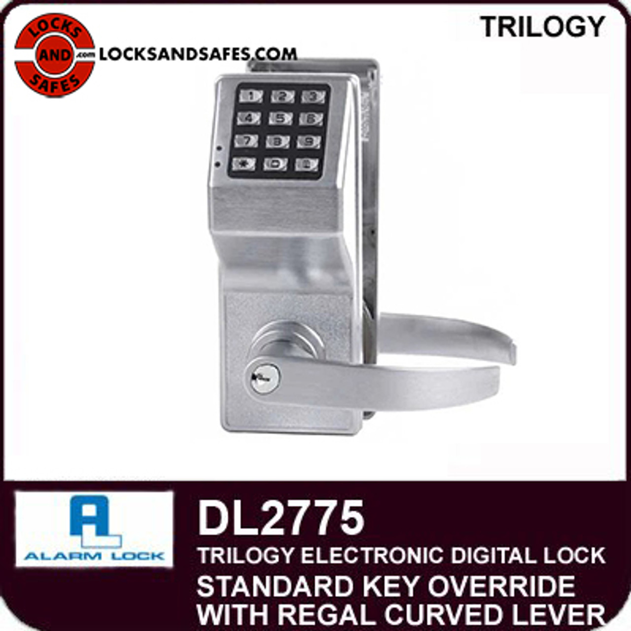 Alarm Lock DL2775 Alarm Lock DL2775 Curved Lever Lock