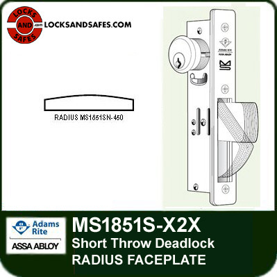 Short Throw Deadbolt | Adams Rite Dead Bolt | MS1850S-X2X