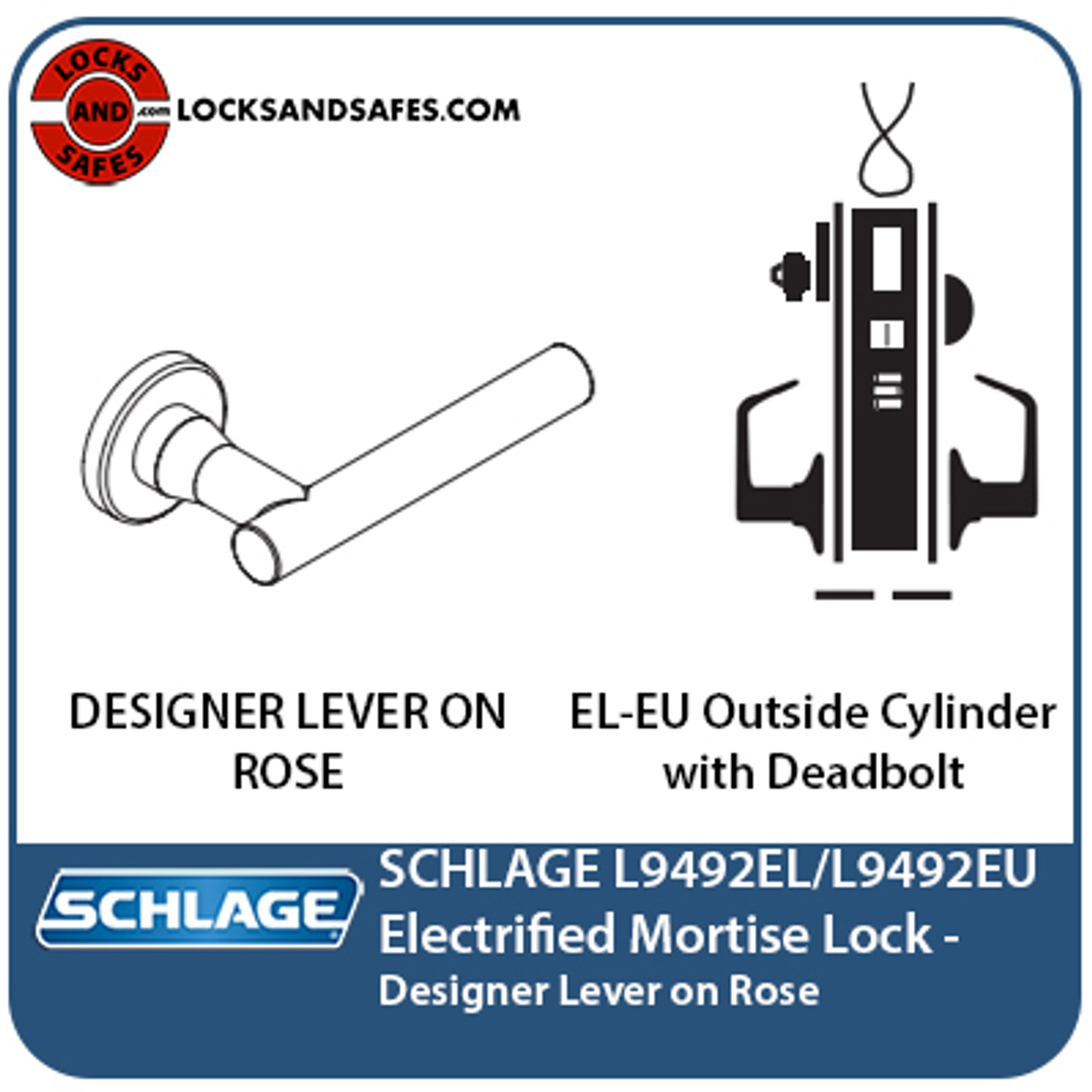 Schlage L 9492 Mortise Lock | Electrified Access Control