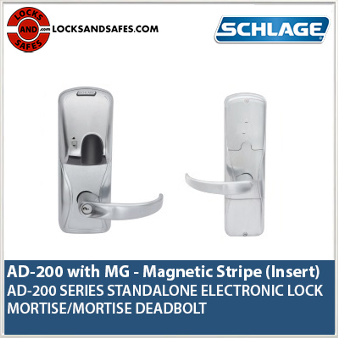 Schlage CO-200 Series Stand Alone Offline Lock with Magnetic