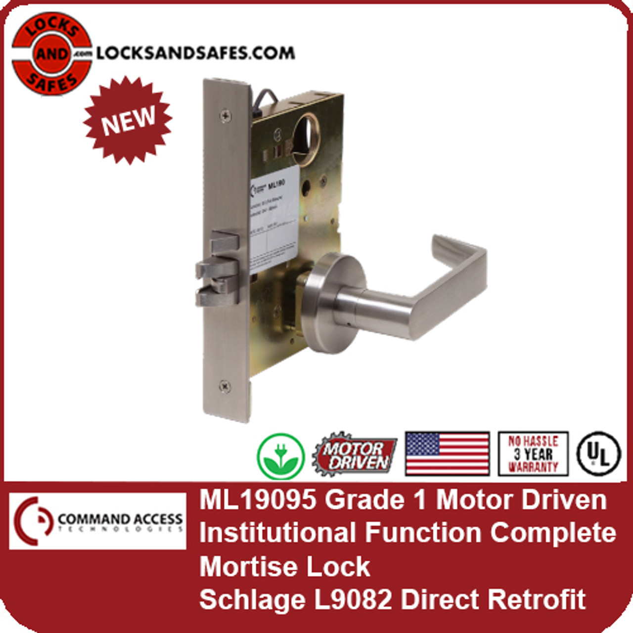 Schlage L9082-01 Mortise Institution Lock