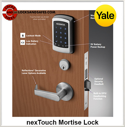 Yale NTM623 nexTouch Mortise Lock Touchscreen Keypad | Yale NTM