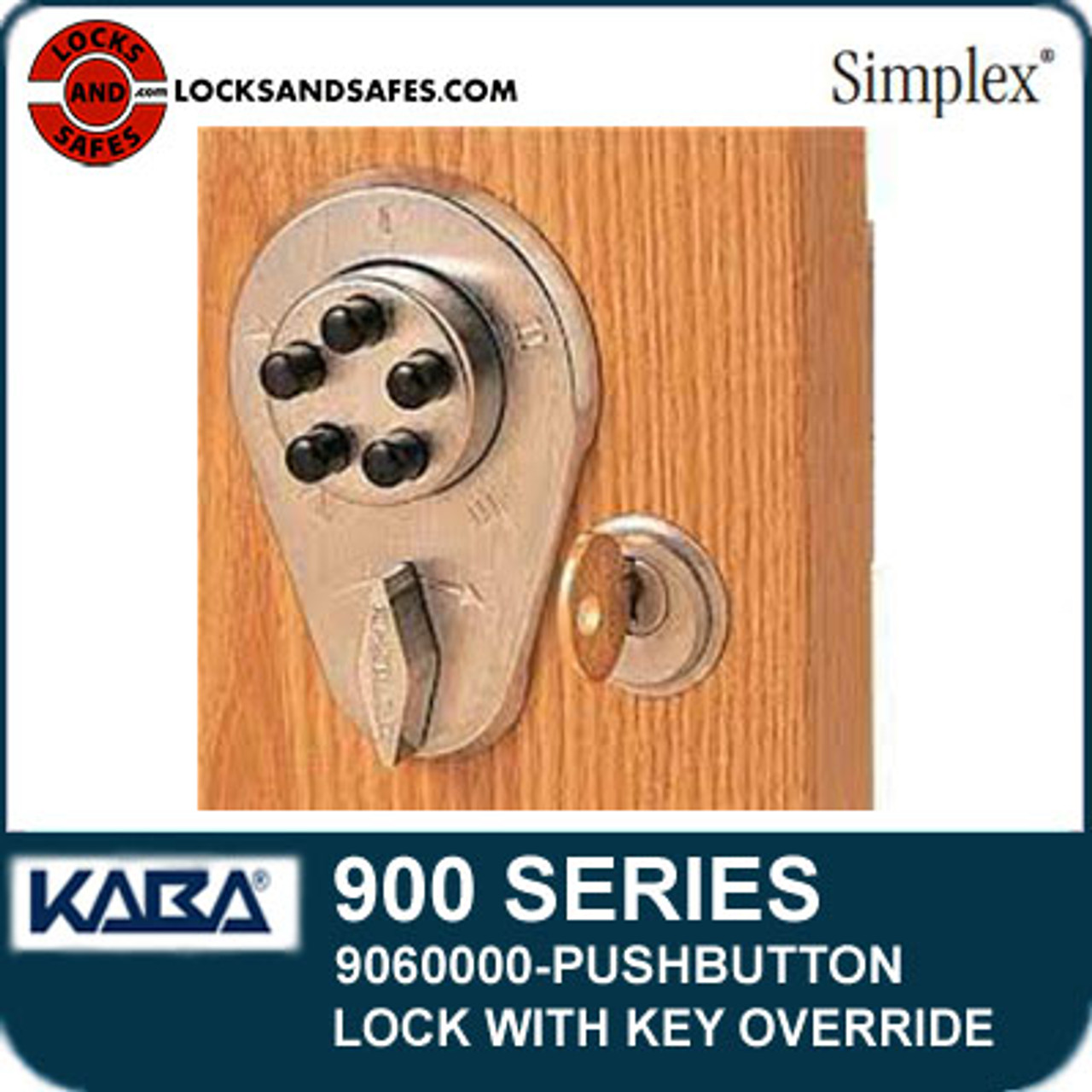 Simplex 900 Mechanical Pushbutton Lock Simplex 900 Deadbolt