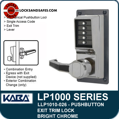 Simplex LP1000 Mechanical Pushbutton Exit Trim