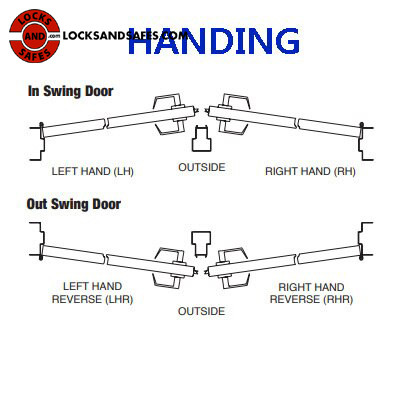 Adams Rite 4911W - Heavy Duty Deadlatch, Radius
