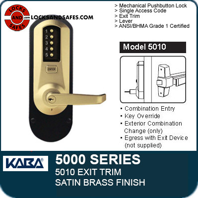 Simplex 5000 Mechanical Pushhbutton Exit Trim | Simplex 5010