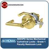 Schlage ND85 Faculty Restroom Lock | Schlage ND85PD Cylindrical Lock