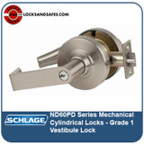 Schlage ND 60PD Vestibule Lock | Schlage ND-60 Cylindrical Lock