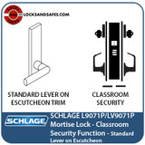 Schlage L 9071 Mortise Lock | Schlage Vandlgard Lever