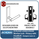 Schlage 9440 Mortise Lock | Schlage 9000 Mortise Lock