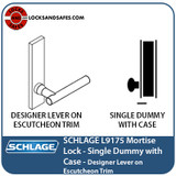 Schlage L9175 | Schlage Designer Lever | Schlage M Series Lever