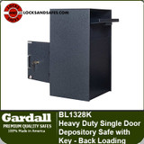 Single Door Rear Loading Depository Safes | Gardall BL1328K | Heavy Duty Depository Safes