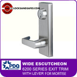 PDQ6200 EWM | classroom with lever | 6200 series exit device