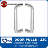 Commercial Door Pulls | PDQ 22C Door Pull | PDQ Door Pull