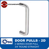 PDQ Door Pull | PDQ 2D Door Pull | Brass Door Pull