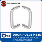 PDQ H33D Door Pulls | Wooden Door Pulls | PDQ Door Pulls