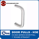 PDQ H3E Door Pull | Door Pull with Thru Bolt Mounting