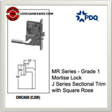 Grade 1 Privacy with Thumbturn on Both Sides Mortise Locks | PDQ MR174 Mortise Locks | Mortise Lock Replacement | Mortice Lock | J Series Sectional Trim
