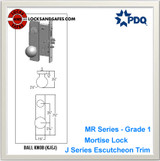 Grade 1 Single Cylinder Closet / Storeroom Mortise Locks | PDQ MR139 Mortise Locks | Commercial Door Locks | Deadbolt | J Escutcheon Trim