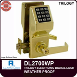 Alarm Lock DL2700WP Weatherproof Door Lock | Alarm Lock DL2700WPIC Weatherproof Interchangeable Core Lock