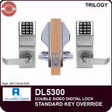 Alarm Lock Trilogy Double Sided Digital Locks | Alarm Lock DL5300 Standard Key Override