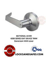 PDQ 4200 Sectional Lever Trim 