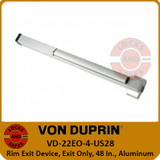 Von Duprin 22 Series Exit Only