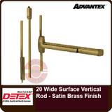 Advantex 20 Surface Vertical Rod Panic Bar | Advantex 20 Wide Surface Vertical Rod Exit Device