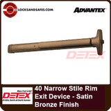 Advantex 40 Fire Rated Narrow Stile Rim Device