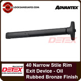 Advantex 40 W Narrow Stile Rim Exit Device