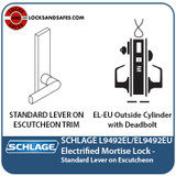 Schlage L9458 - Classroom Security Mortise Lock with Deadbolt and Auxiliary  Latch - Grade 1, Double Cylinder Keyed Lever Lock