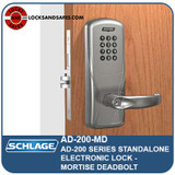 Schlage Electronic Mortise Lock with Deadbolt | Schlage Access Control Locks 