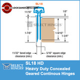 Select SL18-HD Hinges | Affordable Select Hinges | McKinney MCK14HD Hinges