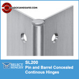 Select SL200 Pin and Barrel Continous Hinges | McKinney FM3700 Cross Reference