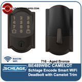 Schlage BE489 WBC CAM | Schlage Encode Smart Wifi Residential Locks