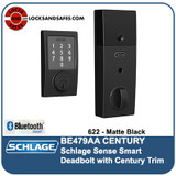 Schlage BE479 AA CEN | Schlage Bluetooth Residential Locks