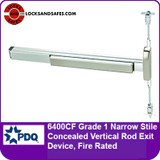 PDQ 6400CF Concealed Vertical Rod Fire Rated | PDQ 6400CF CVR