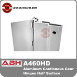 ABH A460HD Aluminum Continuous Gear Hinges Half Surface