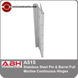 ABH-A515 Hinge with door edge guard on stop side only