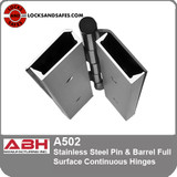 ABH A 502 SS PB Full Surface Continuous Hinges