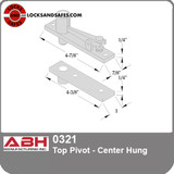 ABH 321 Light Duty Center Hung Top Pivot