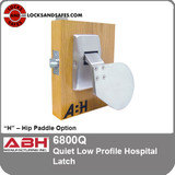 ABH 6800Q No Noise Quiet Hospital Latch, “H” – Hip Paddle