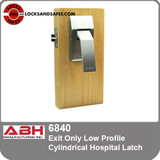 ABH 6840 Exit Only Low Profile Cylindrical Hospital Latch
