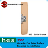 HES 9500 - Genesis- Fire Rated Surface Mounted Electric Strike