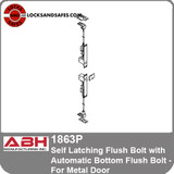 ABH 1863P Self Latching Flush Bolt with Automatic Bottom Flush Bolt For Metal Door