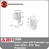 ABH 1894 Roller Latch with 1-5/8" Extended Cast Strike